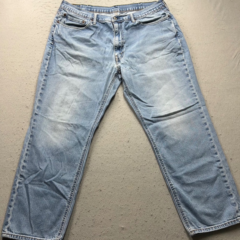 Levis 541 Mens Athletic Taper Jeans 38x30 Light Wash Blue Denim 181810073